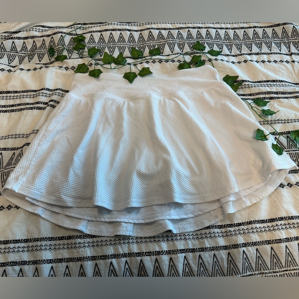 Kyodan White Women Medium Tennis Skirt